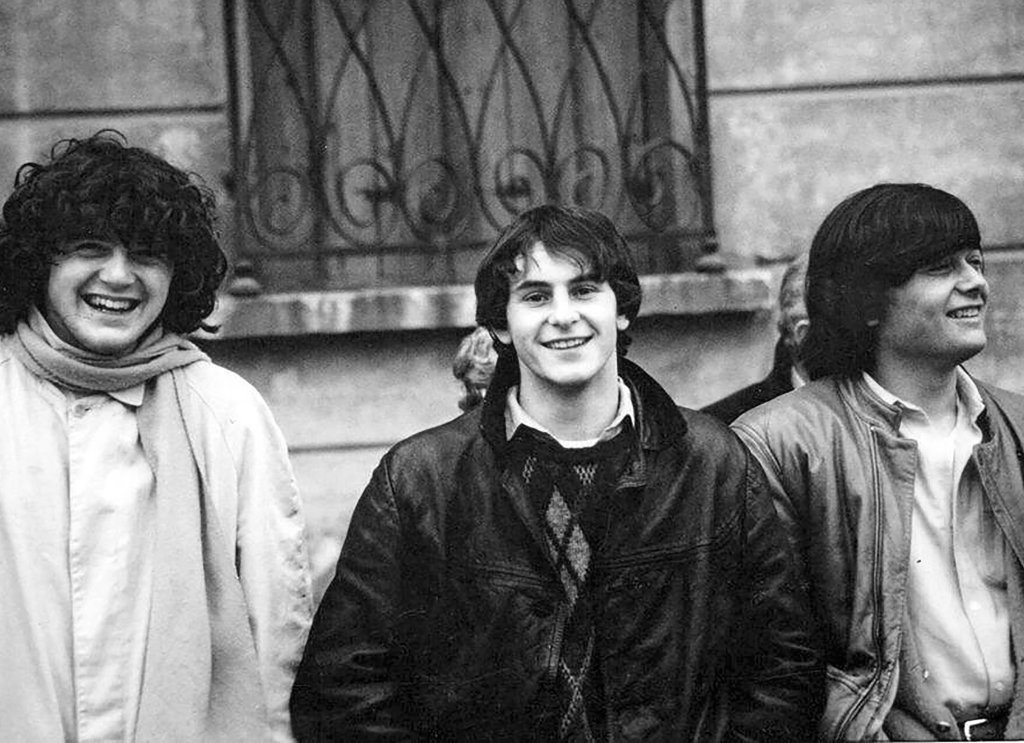 anni 80 il giovane Corradini