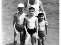 Aimone, Angelo e Ezio Marastoni in colonia