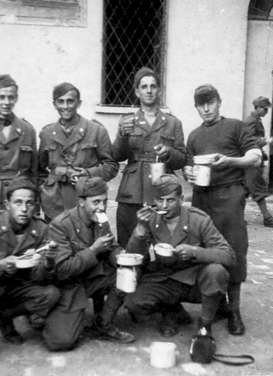 Ghidetti Alfeo, Alberici Lelio, Prandi, Lugli Selvino (Cicion), Giuseppe Bòta