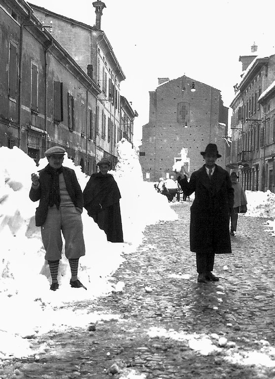 Corso Roma, la neve del 1929