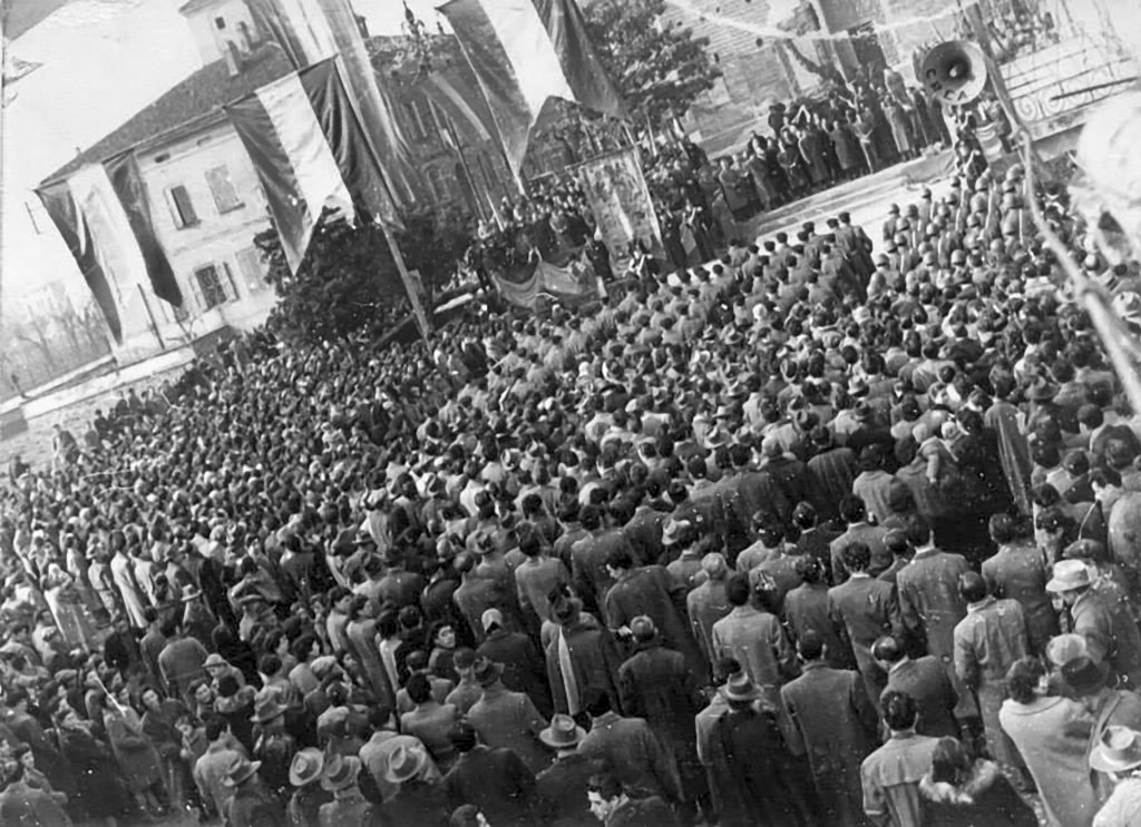 Consegna medaglia VM 1954